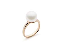 Kailis rose gold pearl cherish ring