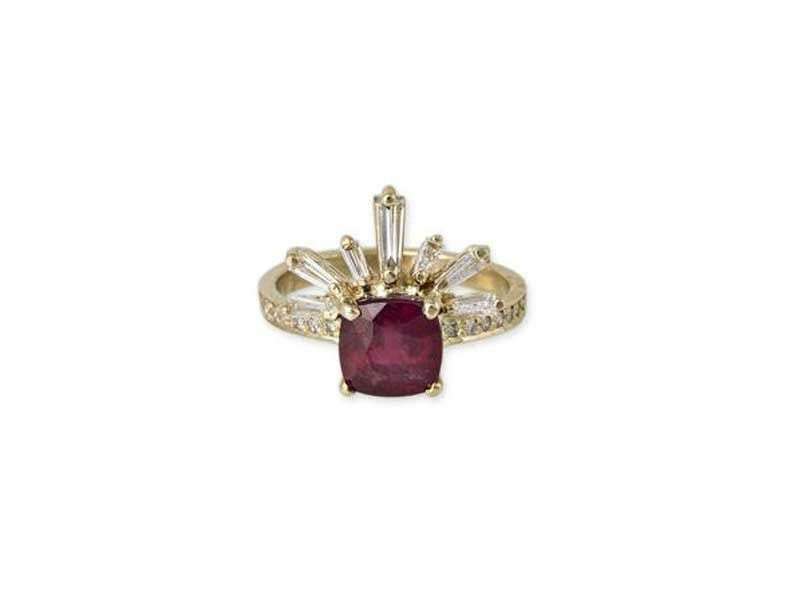 Jacquie Aiche ruby baguette diamond