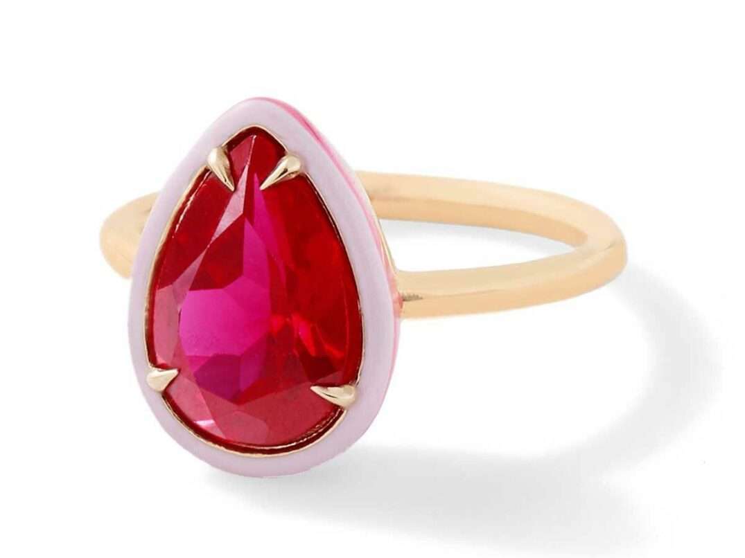 ring с рубином