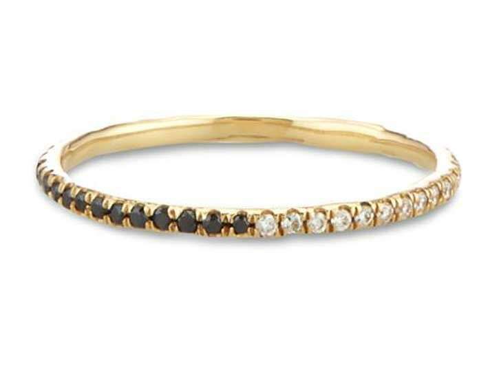 half black and white diamonds